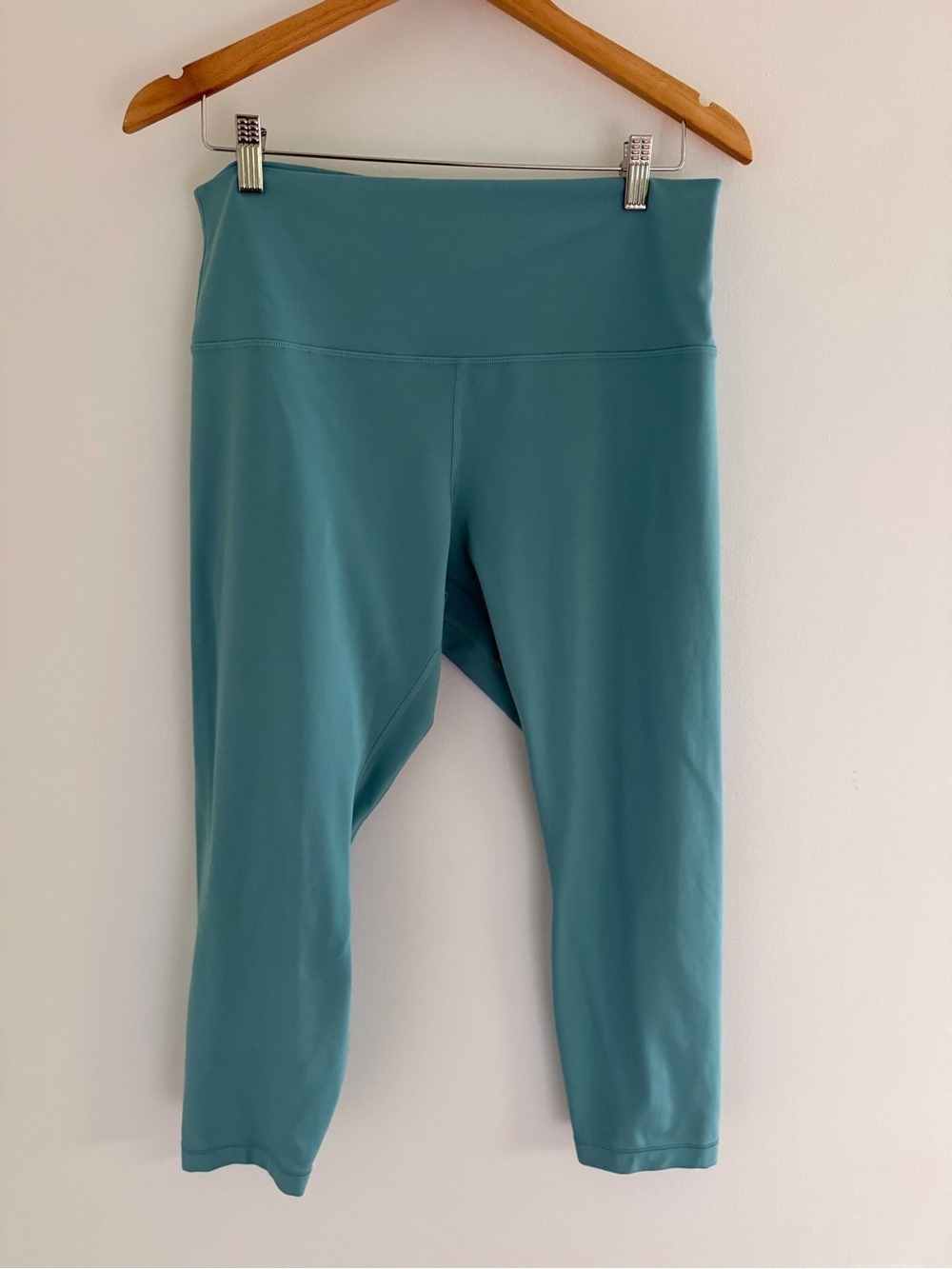 Lululemon Align High-Rise Lined Crop 23” Tidal Teal Size 14 Nulu Yoga